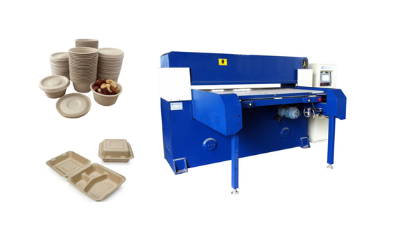 Máy cắt cạnh khay đúc bột giấy