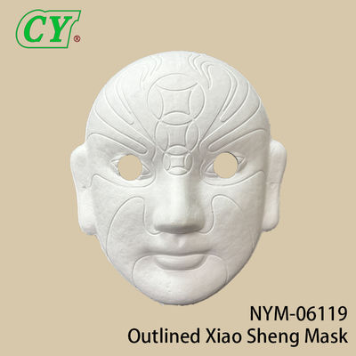 Mặt nạ giấy trắng tự làm toàn mặt cho tiệc, mặt nạ giấy có thể sơn để hóa trang Halloween