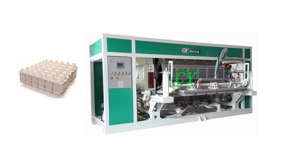 Máy ép khuôn bột giấy tái chế Máy quay 6000 chiếc / giờ