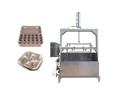 1000 chiếc / giờ gây ô nhiễm Máy sợi bột giấy miễn phí để sản xuất hộp trứng