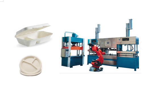 Dây chuyền sản xuất cốc cà phê đúc bột giấy có thể phân hủy sinh học