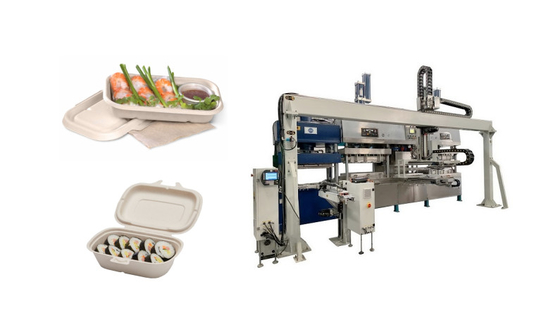 Máy sản xuất khay bột giấy dùng một lần