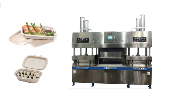 Thiết bị làm hộp đựng bột giấy dùng một lần