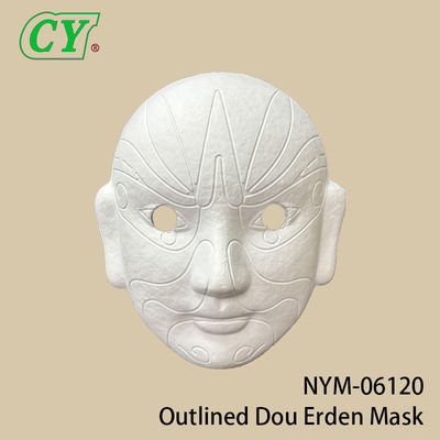 Mặt nạ giấy trắng tự làm toàn mặt cho tiệc, mặt nạ giấy có thể sơn để hóa trang Halloween