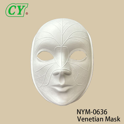 Sách trắng Mache Đồ vẽ bằng tay Nụ cười mặt Cosplay Mặt nạ DIY Mặt nạ Venetian Mặt nạ Tiệc tùng