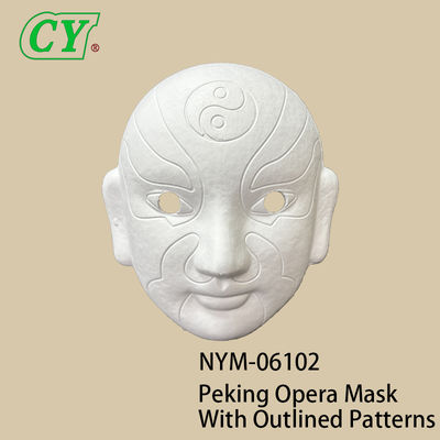 Sách trắng Mache Đồ vẽ bằng tay Nụ cười mặt Cosplay Mặt nạ DIY Mặt nạ Venetian Mặt nạ Tiệc tùng