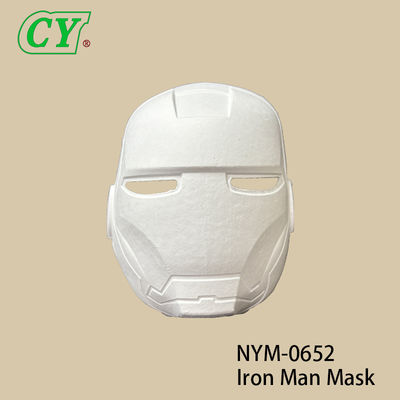 Mặt nạ trắng bằng bột giấy có thể tự sơn, mặt nạ ma cho Halloween, cosplay, trang phục dự tiệc