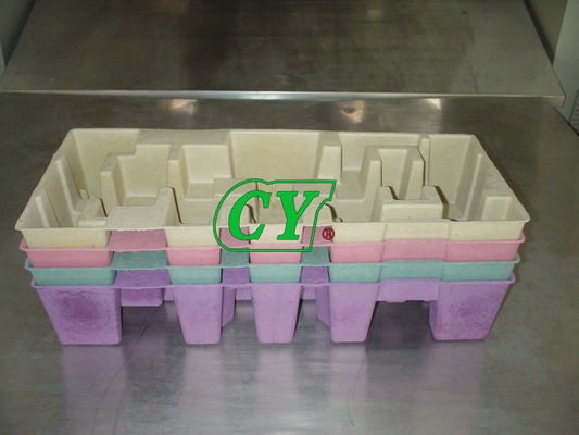 Khay bột giấy đúc dùng một lần Gói bột giấy công nghiệp có thể phân hủy sinh học