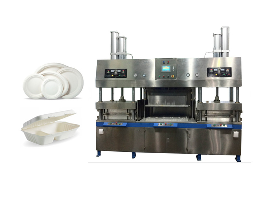 Máy ép bột giấy không nhựa vỏ sò Máy bán tự động