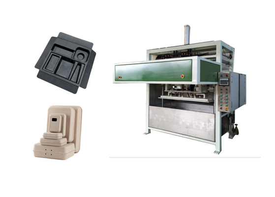 Bản chất Loại bột giấy màu khô trong máy làm khuôn để khay giấy điện tử Prodcue